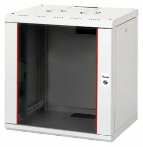 Equip nástenný rozvádzač 12U 600×450 mm sivá / Nástenný rozvádzač / 19" / Sklenené dvere / Pasívne chladenie (EPM-12-6045-G-CBAA)