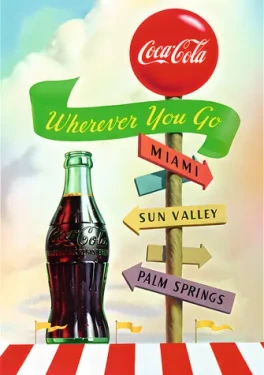 Trefl Puzzle Premium PLUS Coca-Cola: Kamkoľvek ideš