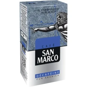 San Marco Décaféiné 250 g / Mletá káva / 100% Arabica / bez kofeínu (3259234238001)