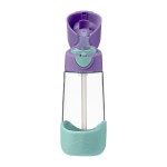 B.box Fľaša na pitie so slamkou 450 ml - lilac pop EUR