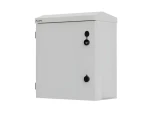 Rack skriňa nástenná 10" IP55 sivá / Rozvádzač / 420x300x500 mm / vonkajšie / montáž na stenu alebo stĺp (WAH1-4250-00S)