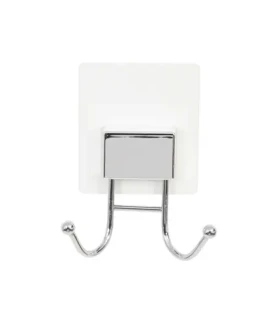 Compactor Bestlock Magic Dvojitý samolepiaci háčik chrómová / bez vŕtania (RAN6847)