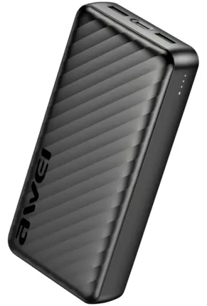 Awei P6K Pre čierna / Powerbanka / 20000 mAh / 2x USB-A / USB-C (P6K Pro)