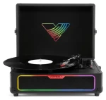 Victrola VSC-700SB-BLK-INT Journey čierna / Gramofón / retro kufríkový / Bluetooth / RGB podsvietenie / 3 rýchlosti (100002200207)