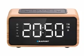 Blaupunkt CR65BT drevo / rádio budík / LED displej / stmievateľný / bluetooth (5901750505089)