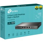 TP-Link TP-Link switch TL-SG105PP-M2 (5x2,5GbE, 4xPoE++,123W, fanless)