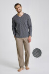 Taro Luca 3481 pyžamo dĺžka/r M-2XL Z25/26 pánske grafit XL