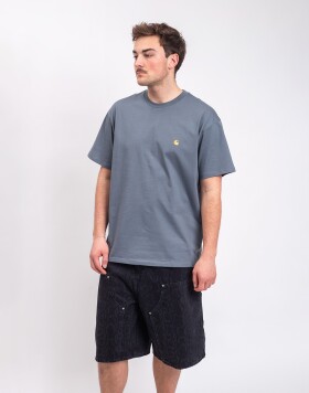 Carhartt WIP S/S Chase T-Shirt Cozy Blue/Gold XL