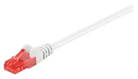 Goobay 68639 biela / Patch kábel / CAT 6 / U/UTP / 15 m (68639)