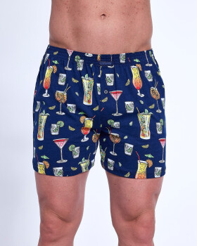 Boxerky Cornette Classic 011/168 3XL-5XL tmavě modrá 4XL