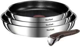 TEFAL Ingenio Emotion L9484S55 sada panvíc 22 24 28 cm (3 ks) / 1x odnímateľná rukoväť (L9484S55)