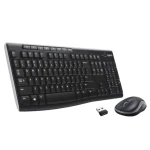 Logitech Wireless Combo MK270 čierna / Bezdrôtová sada klávesnice a myši / 2.4 GHz (920004508)