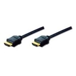 Digitus Highspeed Ethernet HDMI( 1,4 ) prepojovací kábel , AWG 30, 2m, pozl. kontakty (AK-330107-030-S)