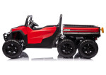 Mamido Elektrické autíčko Buggy Speed 24 V 4×200 W 6 kolies červené