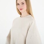 Mikina Nike 24.7 ImpossiblySoft Women's Dri-FIT Oversized Crew-Neck Top Lt Orewood Brn/ Lt Iron Ore S