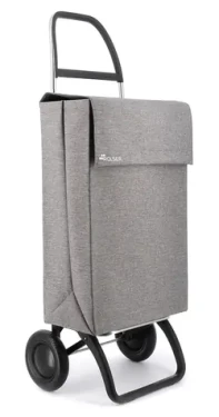 Rolser Jean Tweed 2 nákupná taška na kolieskach svetlo šedá / objem 43 l / nosnosť 50 kg / nepremokavý materiál (JEA033-1022)