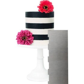 Štítok na okraje dortov large Stripes 23x9 cm - Cakesicq - Cakesicq