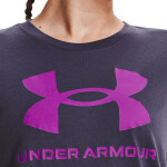 Under Armour Live Sportstyle Graphic SSC dámske tričko fialová 1356305 558 S