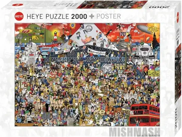 HEYE Puzzle História britskej hudby