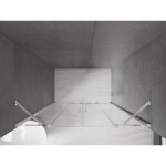 MEXEN/S - Velar Duo posuvné sprchové dvere 160, transparent, chróm 871-160-000-02-01