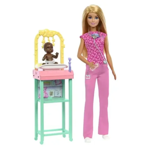 Mattel Barbie herný set povolaní - pediatrička