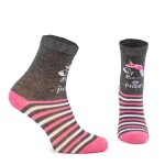FUNNY dievčenské ponožky - 3pack, Pidilidi, PD0134-01, dievča - 31-34