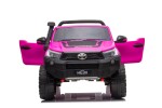 Mamido Detské elektrické autíčko Toyota Hilux 4x4 ružové
