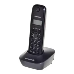 Panasonic KX-TG1611 čierna / Bezdrôtový telefón / DECT / CLIP / Telefónny zoznam 50 / Čas hovoru 15 h (KX-TG1611PDH)