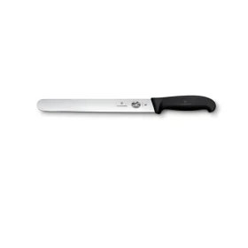VICTORINOX Fibrox 36 cm čierny / Plátkovací nôž / Nerezová oceľ / Hladké ostrie (5.4203.36)