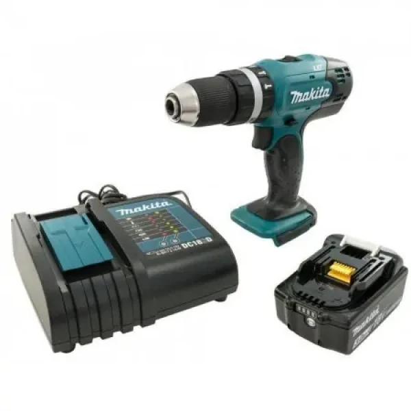 Makita DHP453RFX8 / Aku príklepový skrutkovač / 18V / 1.300 ot-min / 19.500 príklepov-min / 42 Nm / 1x3.0 Ah (DHP453RFX8)