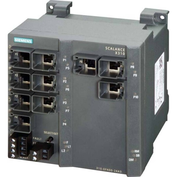 Siemens 6GK5310-0FA10-2AA3 priemyselný ethernetový switch 10 / 100 / 1000 MBit/s; 6GK53100FA102AA3