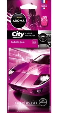 Aróma Car City Bubble Gum / Osviežovač vzduchu do auta / vôňa žuvačka