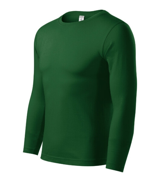 Tričko Progress LS unisex bottle green XS