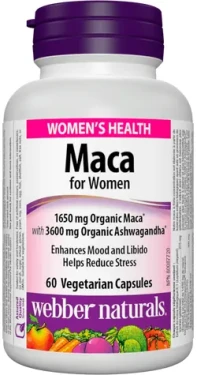 Webber Naturals Maca pre ženy 60 kapsúl (10721)
