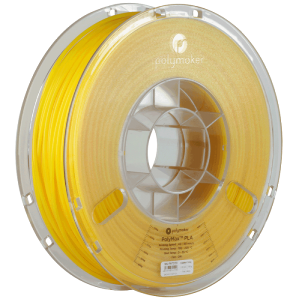 Tough PLA PolyMax filament žltý 1,75 mm Polymaker 750 g