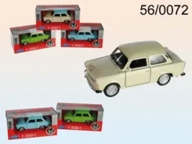 Welly - Trabant 601 1:34 s bielou strechou