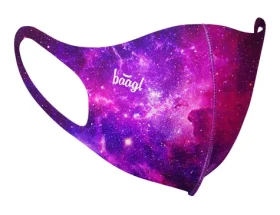 BAAGL Antibakterialná rúška pre dospelých Galaxy / 17.5x12.5 cm / ióny striebra (A-30456)