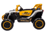 Mamido Elektrické autíčko Buggy M1 4x4 žlto-biele