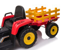 Mamido Mamido Elektrický traktor s vlečkou Blow červený
