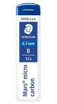 Staedtler Mars micro / Tuhy do mikroceruzky / 0,7 mm / B / 12 ks (250 07-B)