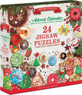 EUROGRAPHICS Puzzle Adventný kalendár: Vianočné dobroty