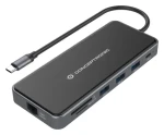 Conceptronic DONN15G / USB-C dokovacia stanica / 12-v-1 / 2x HDMI / USB 3.2 / RJ-45 / čítačka kariet (DONN15G)