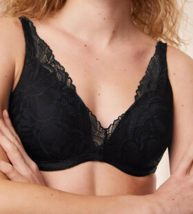 Dámska podprsenka Body Make-Up Illusion Lace WP - BLACK - black 0004 - TRIUMPH BLACK 70B