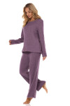 L&L 2414 long/r Domáce oblečenie S-XL set Béžová S
