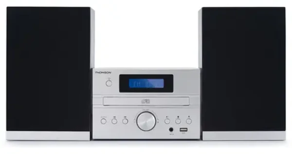 Thomson MIC122BT strieborná / Mikrosystém CD prehrávač a FM / 2 x 10 W RMS (3499550361285)