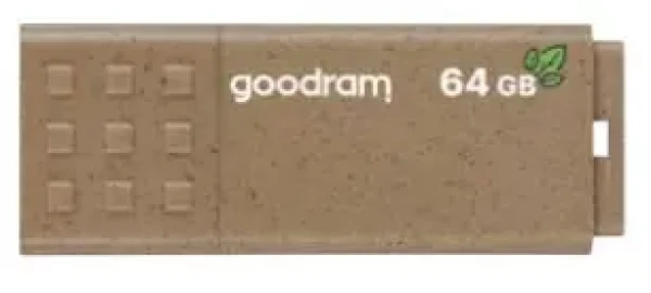 GOODRAM ECO FRIENDLY USB 3.0 64GB hnedá / Flash disk / USB-A 3.0 / čítanie: 60MBs / zápis: 20MBs (UME3-0640EFR11)