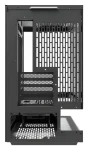DarkFlash F1 čierna / Midi tower skriňa / M-ATX / ITX / 6x ARGB ventilátor / tvrdené sklo / bez zdroja (F1 Black + 6 fans)