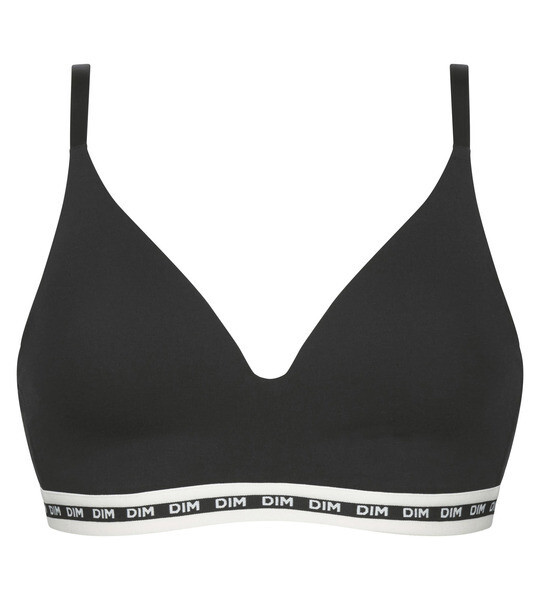 DIM ICONS PADDED TRIANGLE BRA - DIM - čierna 80 A
