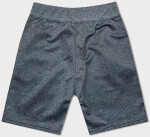 Tmavě šedé pánské sportovní kraťasy model 18612068 šedá XL - J.STYLE