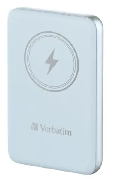 Verbatim Charge 'n' Go Magnetická bezdrôtová powerbanka 10000mAh modrá / USB-C / MagSafe / 15-20W (32247)